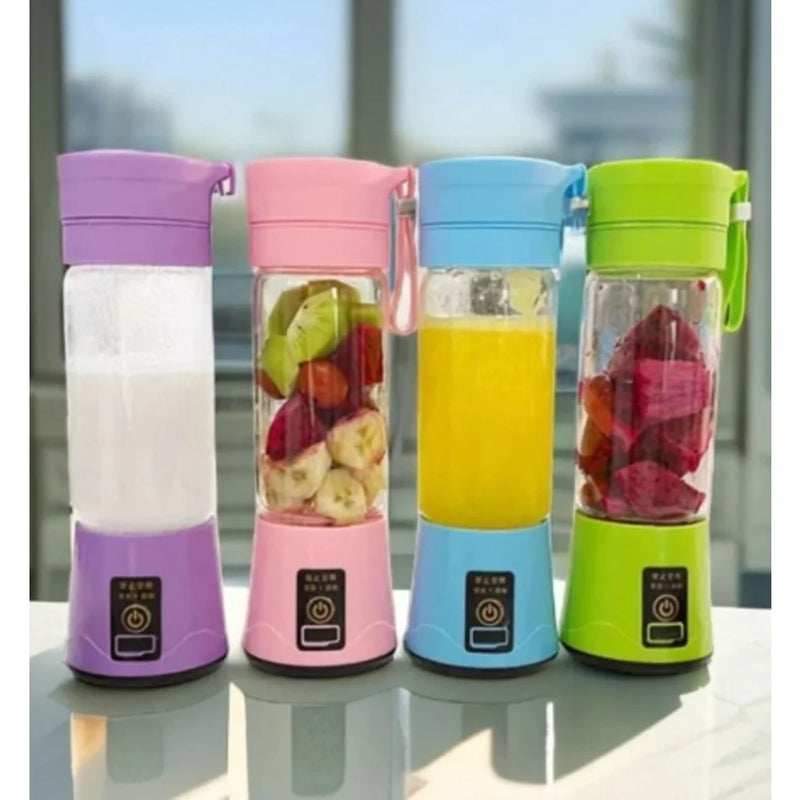 Mini Liquidificador Portátil Shake 6 Laminas + Cabo USB