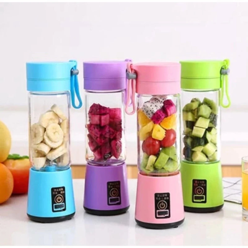 Mini Liquidificador Portátil Shake 6 Laminas + Cabo USB