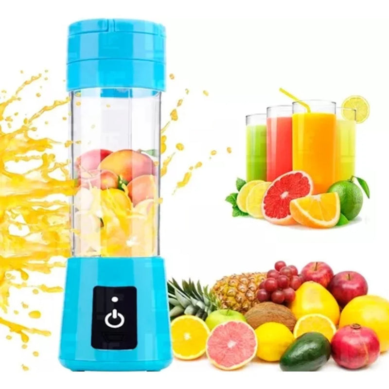 Mini Liquidificador Portátil Shake 6 Laminas + Cabo USB